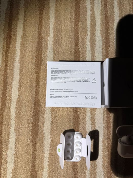 AirPods Pro 3 ANC – căști wireless cu noise cancelling