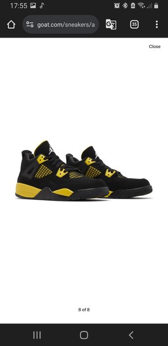 Air Jordan 4 Retro PS 'Thunder'