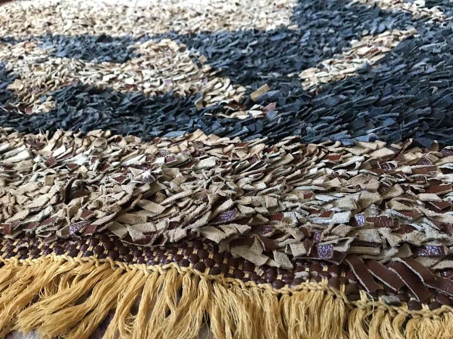 Рошав килим от естествена кожа - 150x205 см, различни цветове