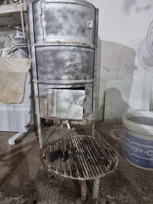 Печка на дърва , варел,индустриялна