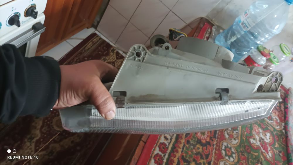 Передние Фары от Нексии и тюнинг табло от матиза