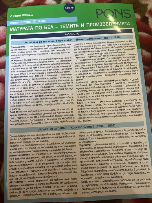 Помагала по БЕЛ с най-важното за 11 и 12 клас