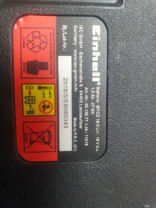 Vand acc+încărcător EINHELL