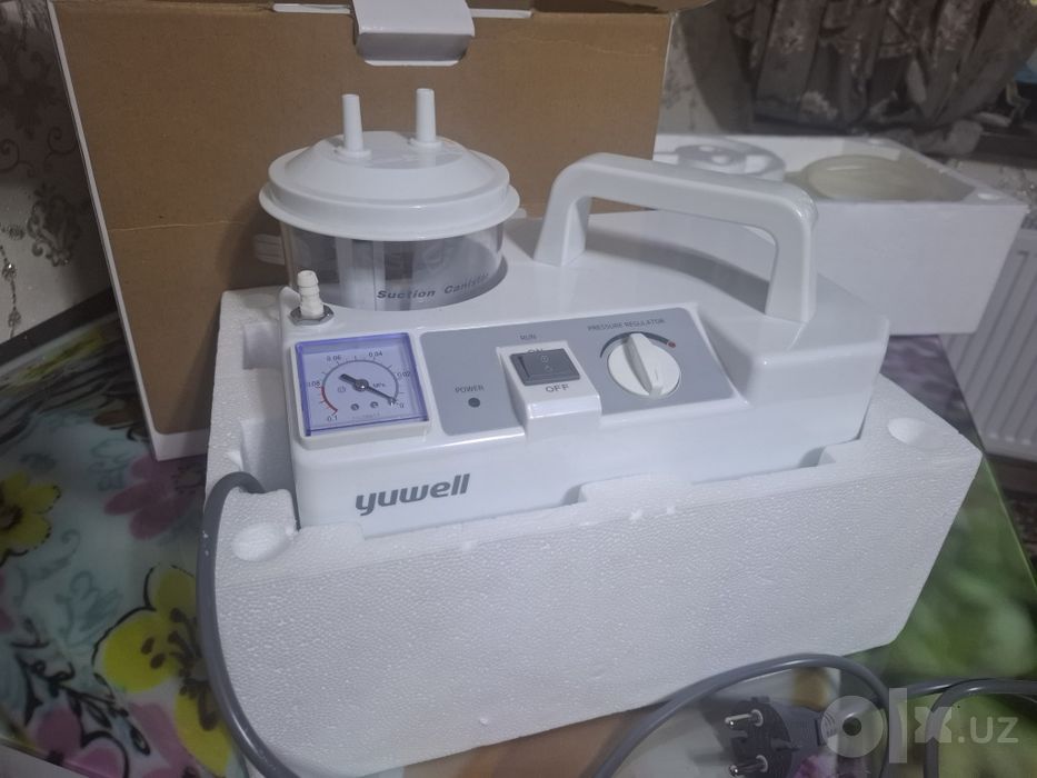 Медицинский портативный отсасыватель (аспиратор) Yuwell 7E-D