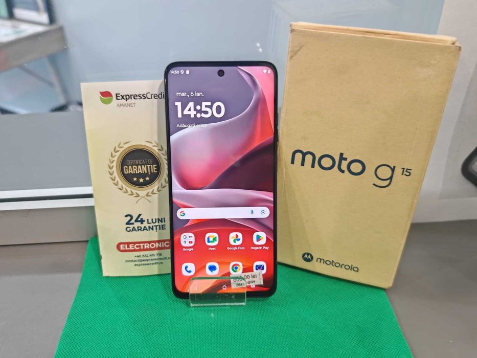 Motorola Moto G15 (Ag45 B.6642.44) - Garantie 2 ani