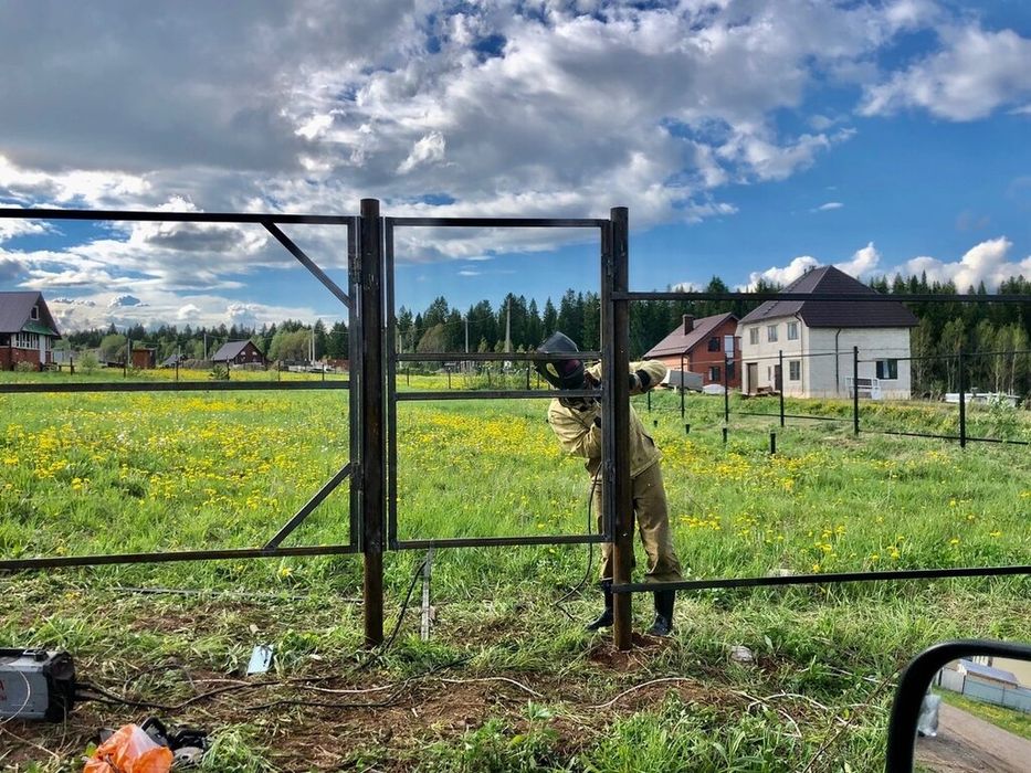 Установка заборов и ограждений