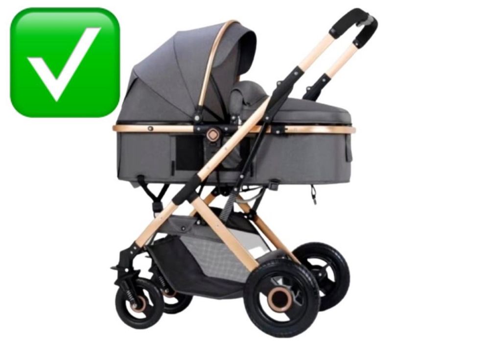 Коляска трансформер с перекидной ручкой