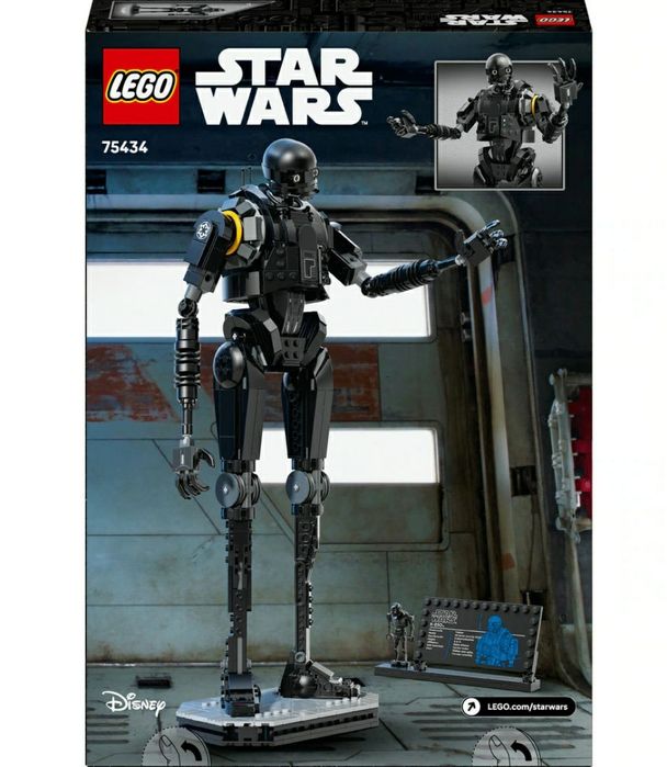LEGO Star Wars: Droid de securitate K-2SO 75434, 10 ani+, 845 piese