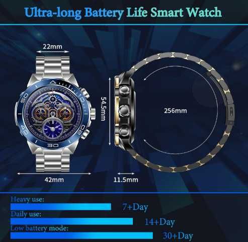 Мъжки смарт часовник H33, отговаряне/осъществяване на повиквания