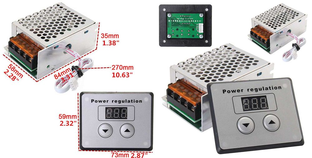 Regulator turatie motor curent alternativ putere 4KW 220V Nou!