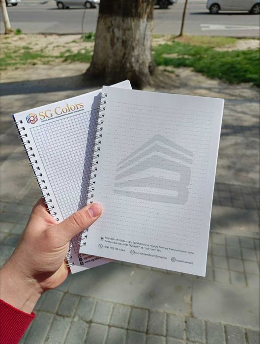 Bloknot brenidingiz tushirilgan / Блокнот с вашим брендом