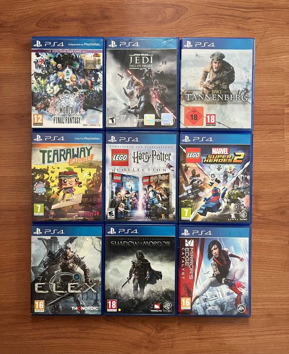 Playstation 4игри – Star Wars, LEGO, Final Fantasy, Shadow of Mordor
