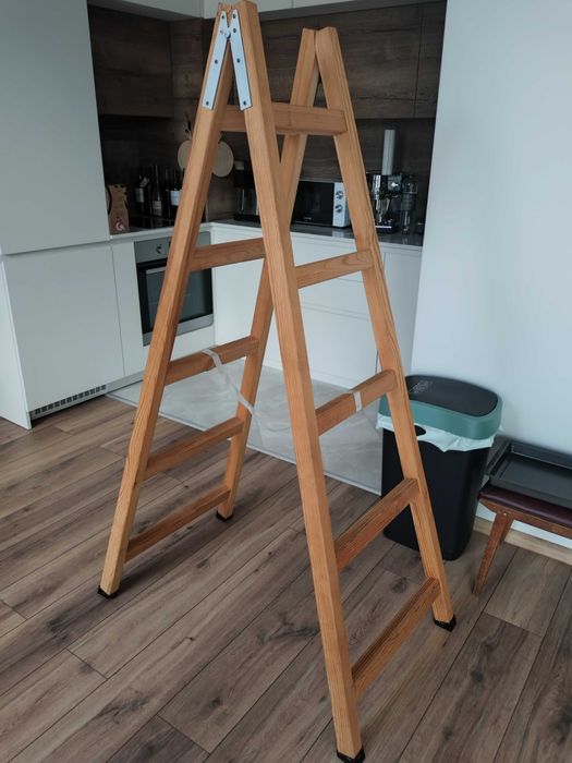Дървена стълба, h=170