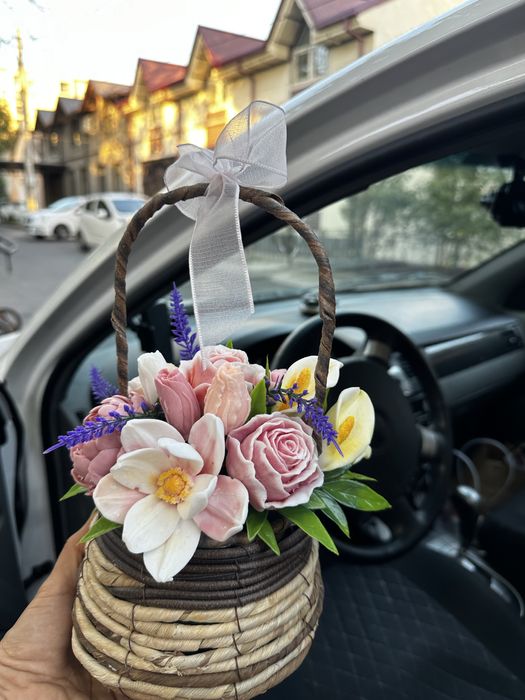 Sovunli gullar sovg’a uchun yaqinlaringizga