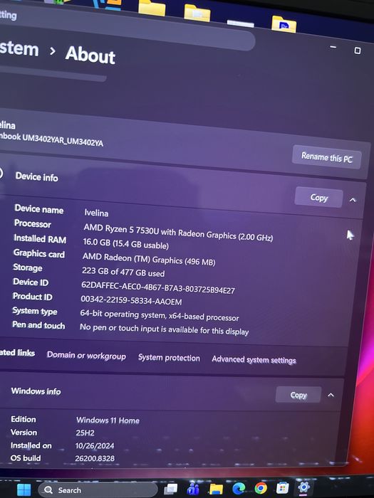 Лаптоп Asus Zenbook OLED