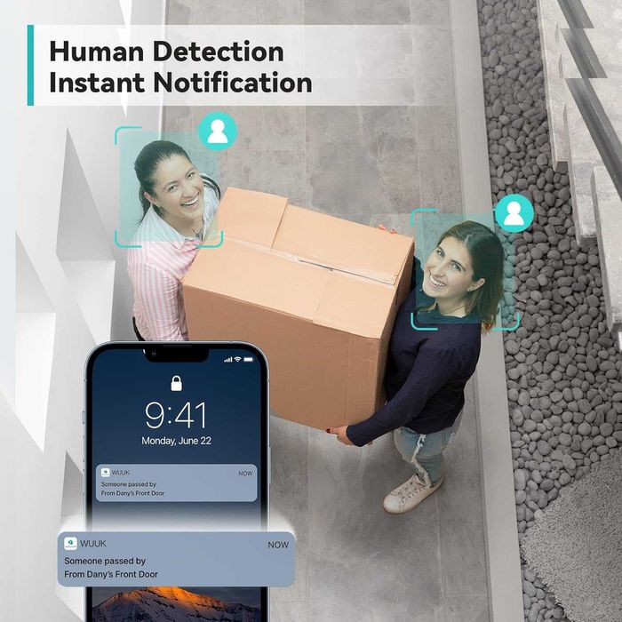 Автономен комплект за видеонаблюдение WUUK Wireless Cam Pro Kit