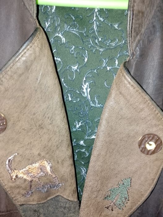 Geaca din piele de căprioară vânători,padurari