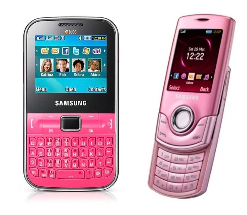 Lot 2 telefoane vechi Samsung (S3100slide + C3222Cht) - piese/colecție