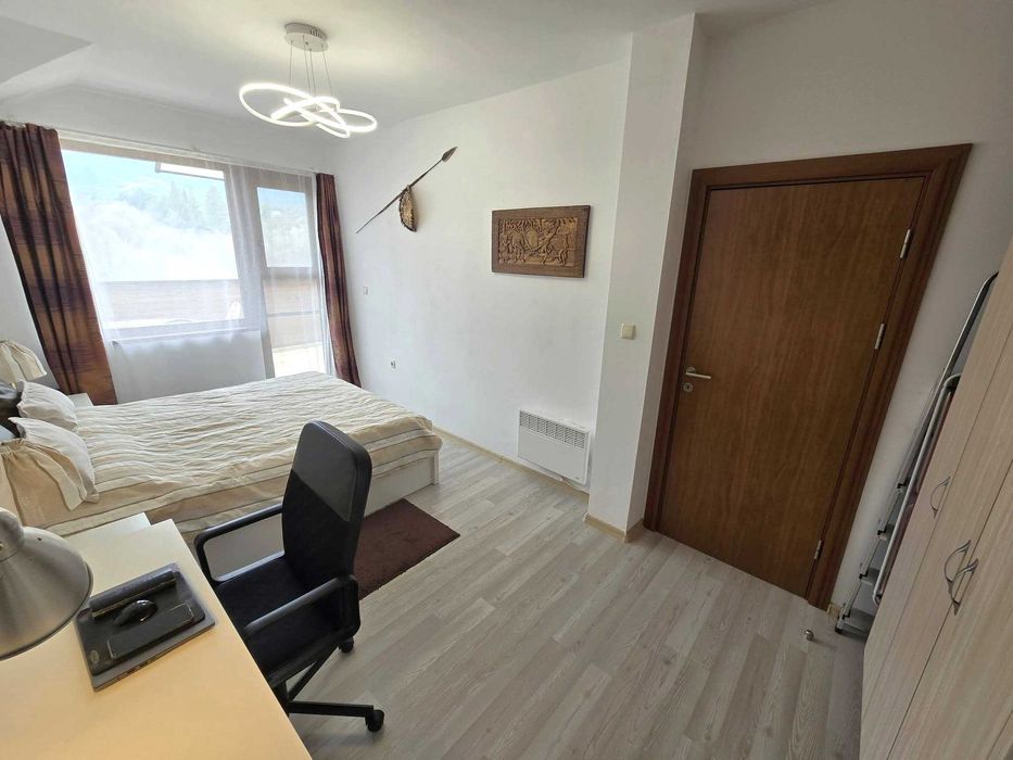 Regnum, Банско: двустаен апартамент с фронтална гледка към Пирин за продажба