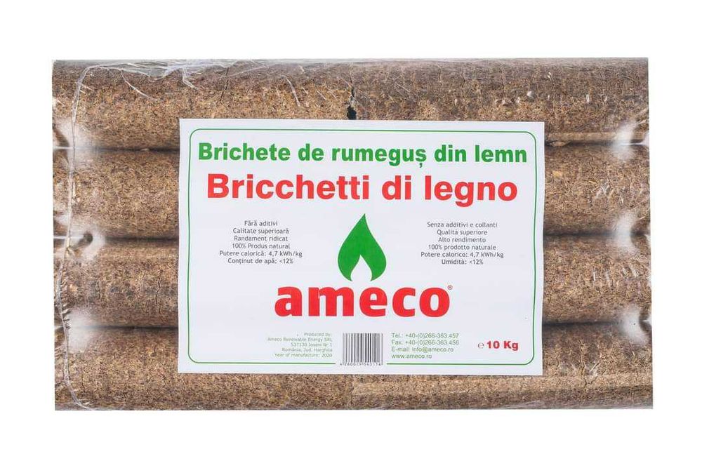 Brichete cilindrice fag