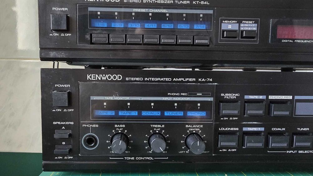 KENWOOD Amplificator & Tuner - Pachet
