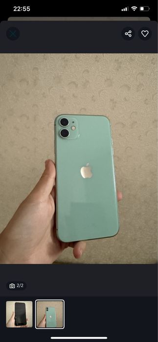 Iphone 11 в иделаным сос