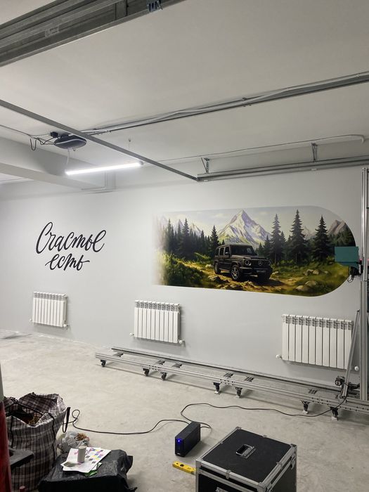 Рисунки на стенах. Художественная роспись стен.