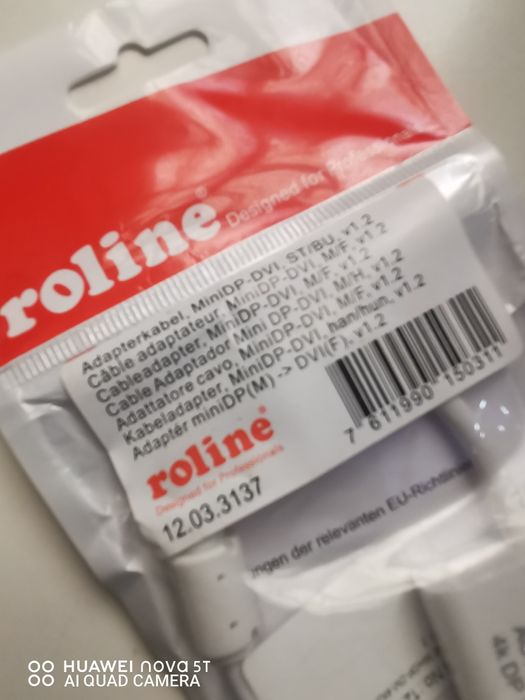 Adaptor roline mini display port 4k - dvi