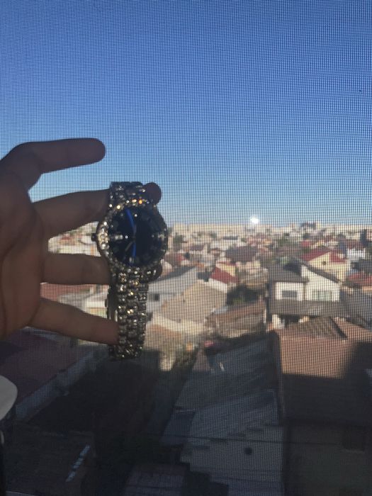 stainless steel watch