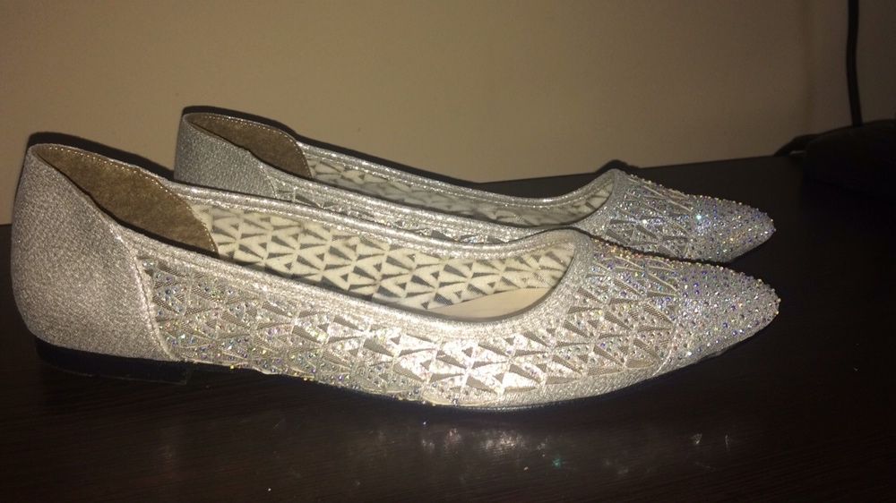 Сватбени обувки/пантофки, р-р 40