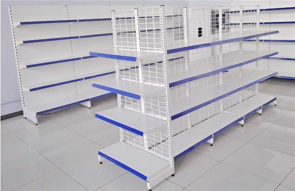 Стелажи металлические экономичные, торговый стилаж, савдо стелаж