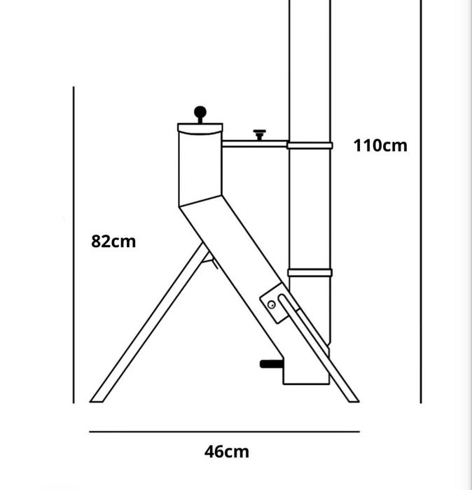 Пелетна печка (дубайски пламък)