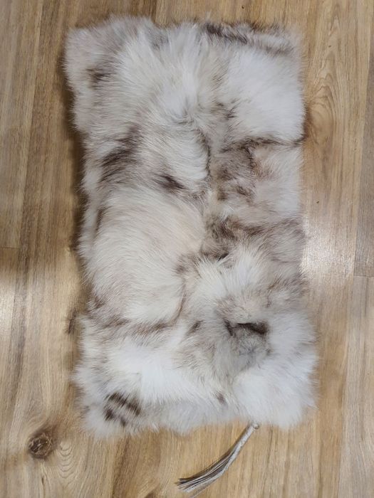 Blana naturala de vulpe 100% traversa & perna