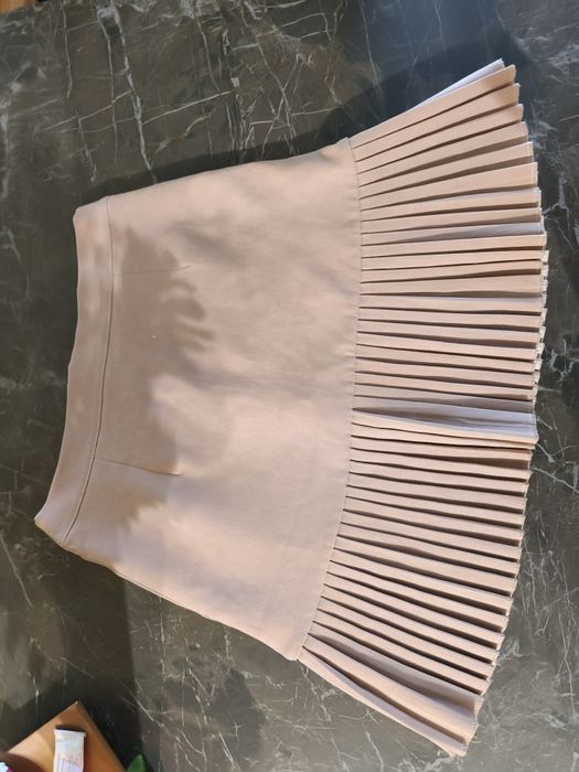 Дамска пледирана пола пепел от рози