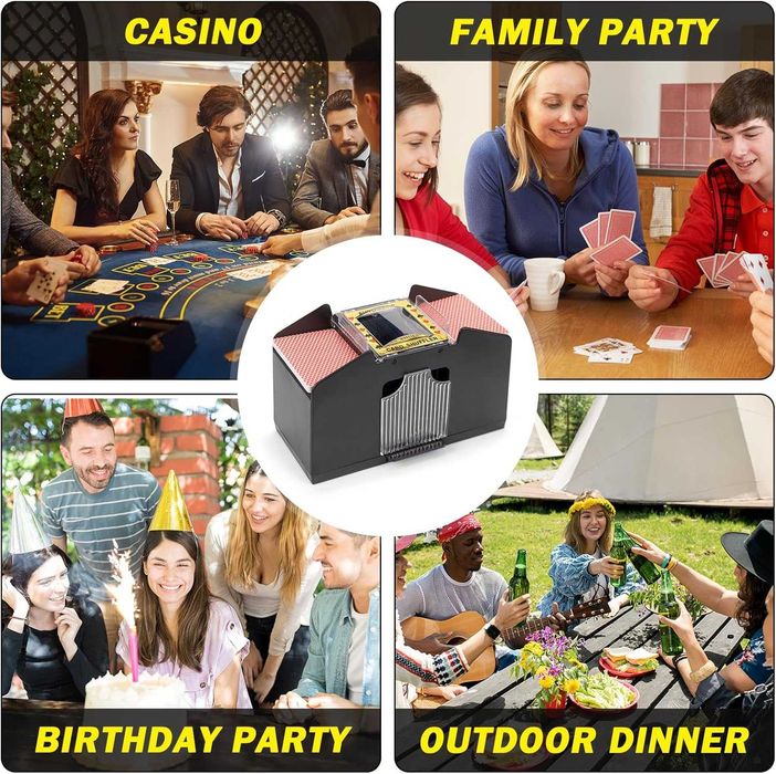 Автоматична машина за разбъркване на карти електрическа