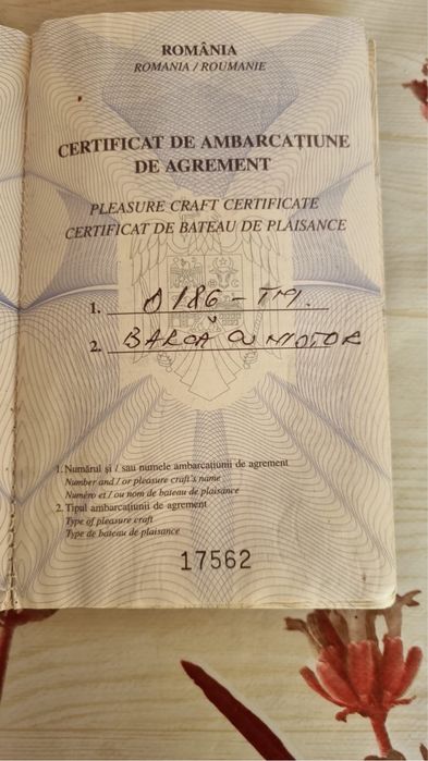 Vand barca de agrement si motor Johnson 10cp