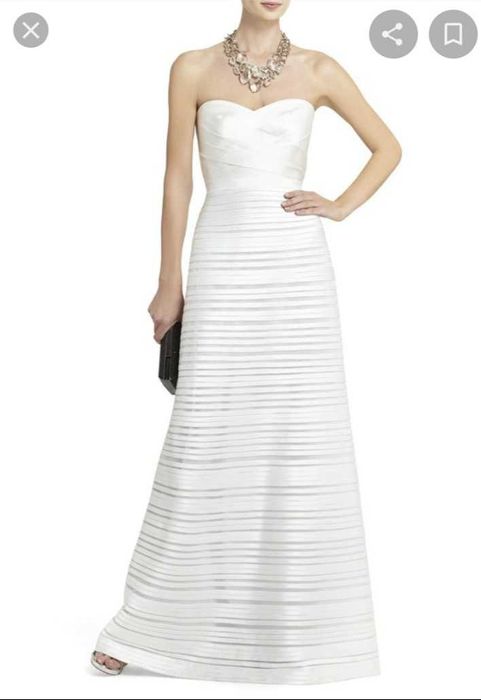 BCBGMaxAzria Нова дизайнерска сватбена/вечерна/официална рокля XXS.