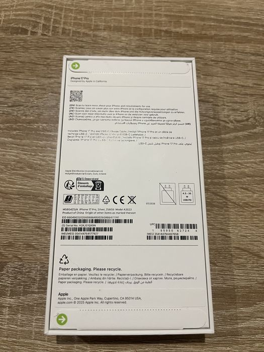 IPhone 17pro. 1100€