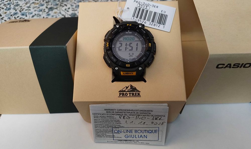 Casio Pro Trek PRG-340-3E