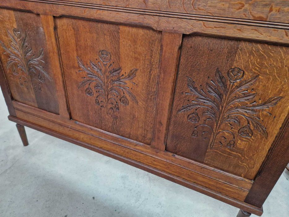 Френско винтидж легло от дъб