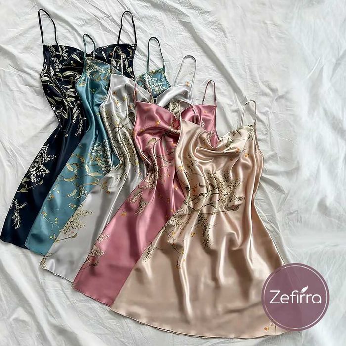 Дамска сатенена нощничка Zefirra Aglaya в 5 цвята