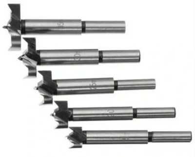 Set 5 burghie Forstner, pentru lemn, 15 / 20 / 25 / 30 / 35 mm