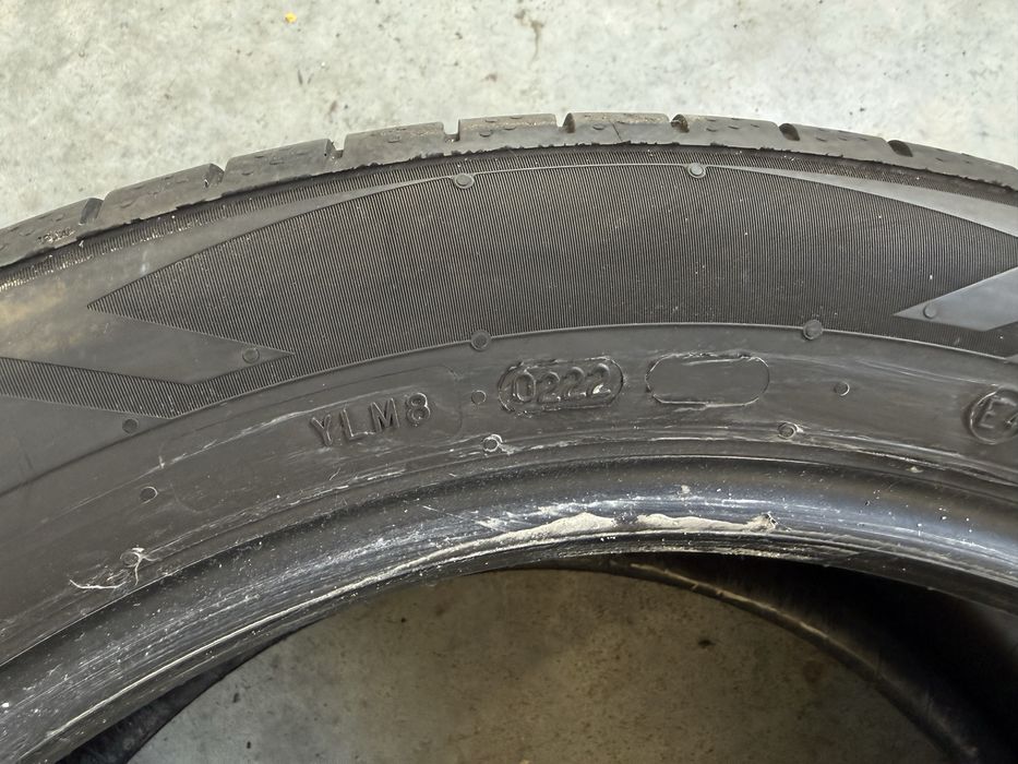 2 Anvelope Nokian de vara 225/50 R18 dot 2022 profil 5mm