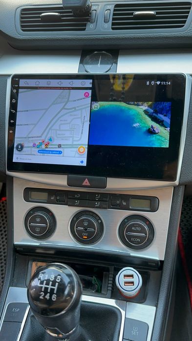 Navigatie dedicata android VW Passat B6 B7 CC CarPlay AndroidAuto DSP