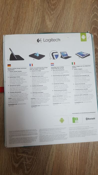 Tastatura Logitech Folio pentru Galaxy Tab3 10.1" ultrathin