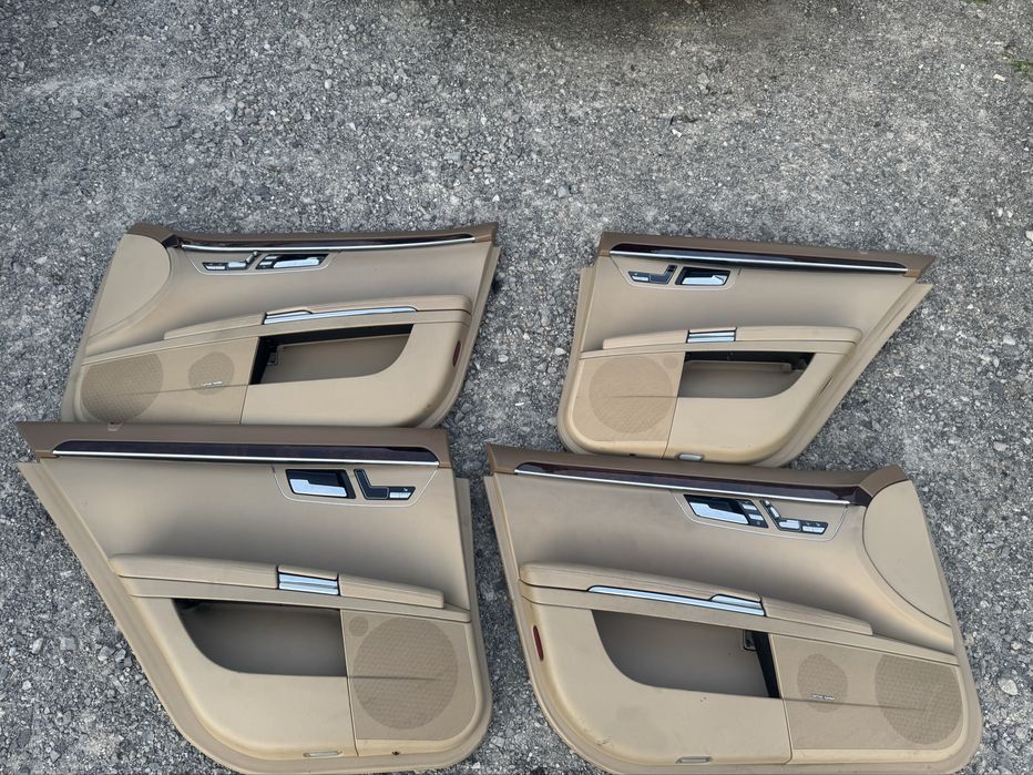 Бежови кори за Mercedes W221 Long