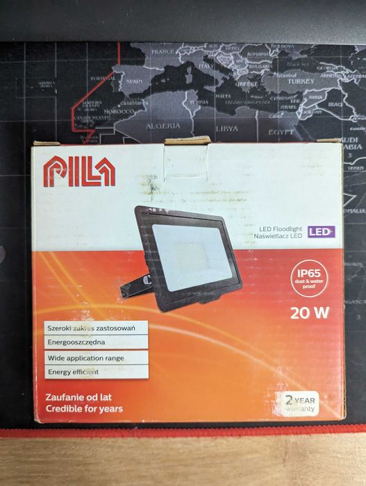 Proiector LED PILA 20W 3000K 1600lm, IP65 COD 107497132