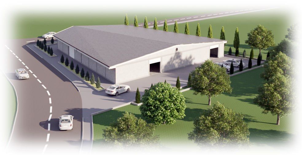 Omborxona 1.200m2  PROMZONA Ohangaron shahar