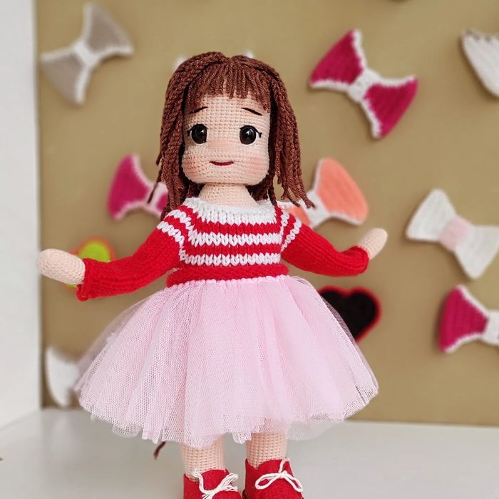 Кукла вязаная продам