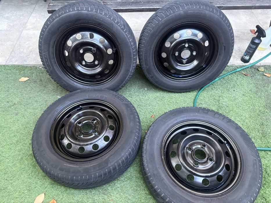 Jante 4x100 cu cauciucuri allseason